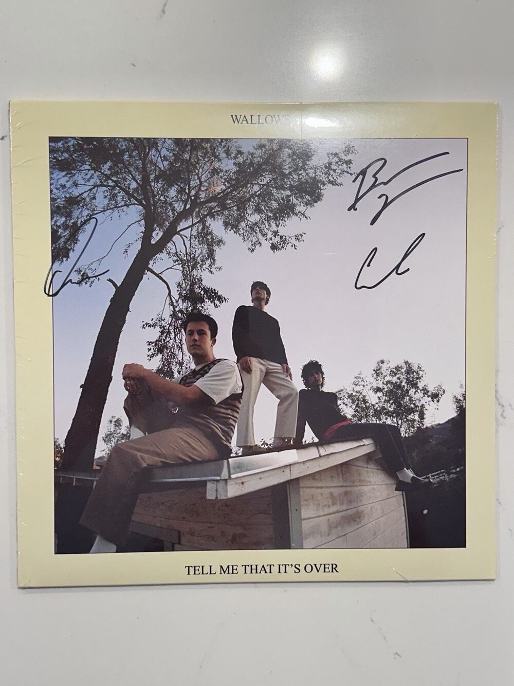NEW Wallows Tell Me That It’s Over SIGNED White Color Vinyl AUTOGRAPHED Jacket